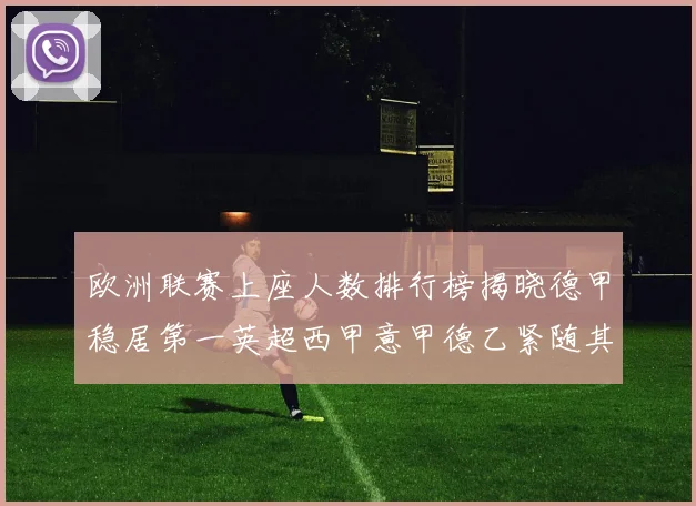 欧洲联赛上座人数排行榜揭晓德甲稳居第一英超西甲意甲德乙紧随其后